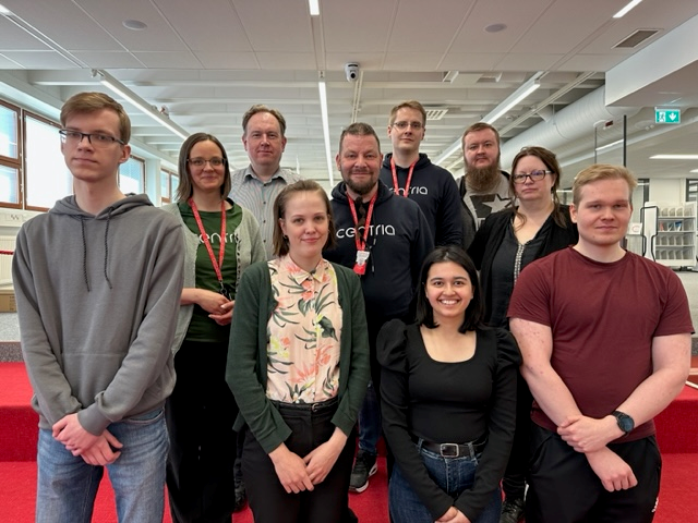Trainees and employees at Centria University of Applied Sciences Kokkola Campus in FInland.